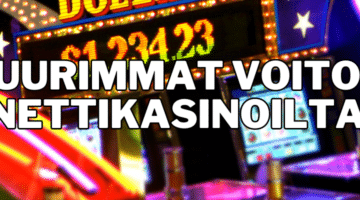 Suurimmat voitot nettikasinoilta