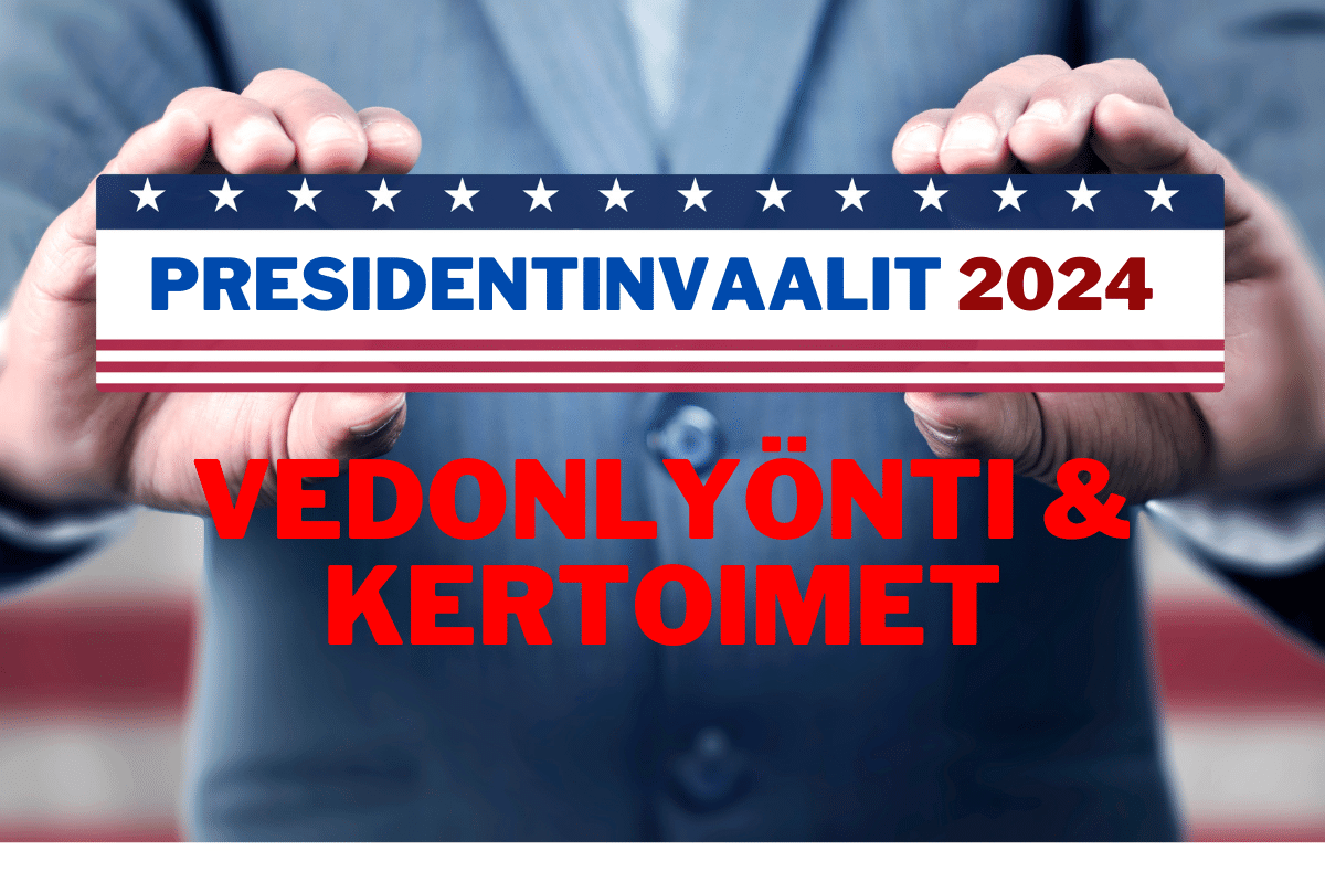 USA presidentinvaalit 2024 vedonlyönti ja kertoimet